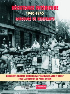 cover image of Résistance intérieure (1940-1945). Parcours de résistants